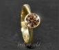 Preview: Ring aus 585 Gelbgold mit 0,99ct Brillant, Si1-2